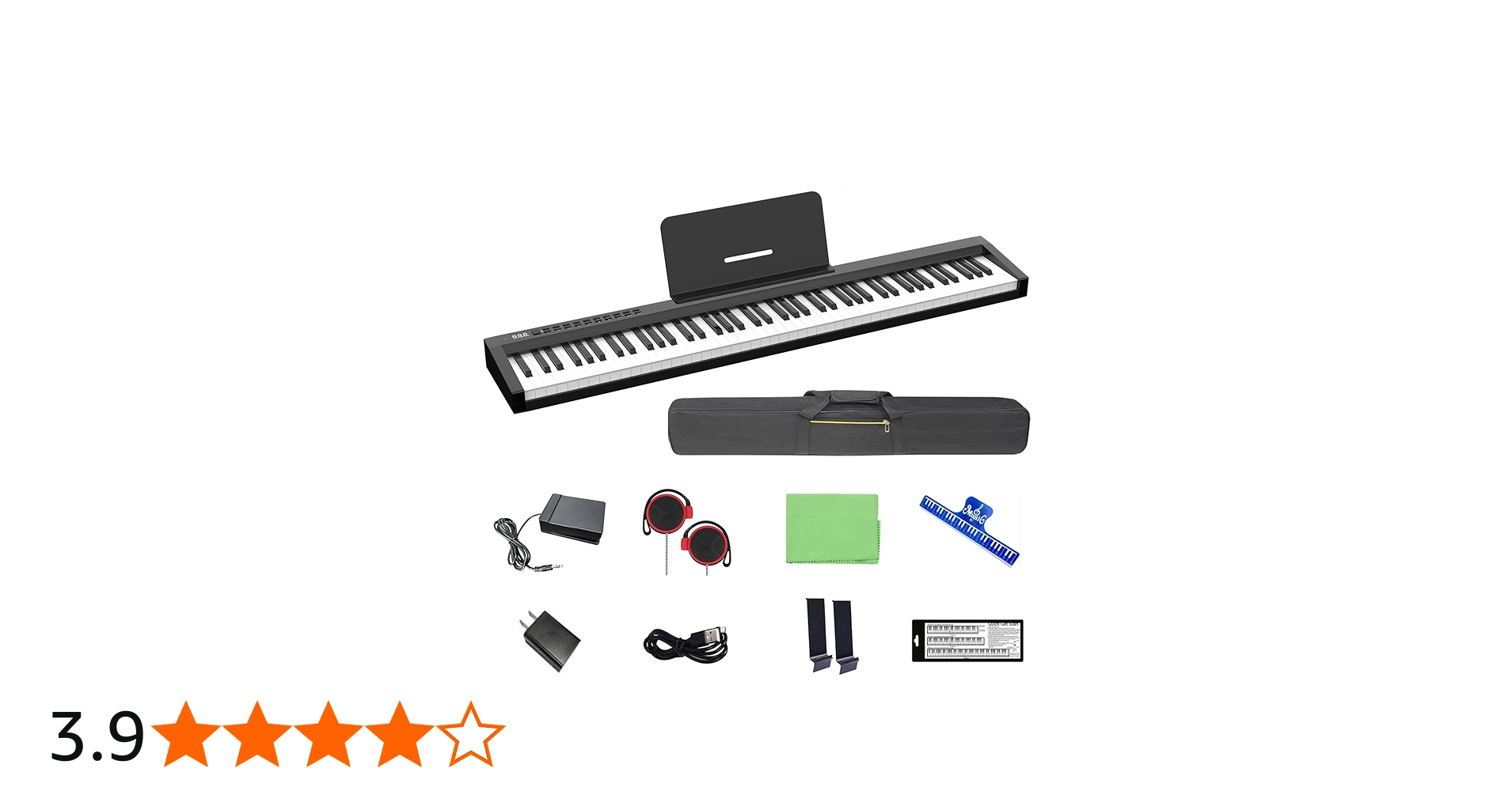 Amazon | トモイ TOMOI 2018年8月 電子ピアノ 88鍵盤 ペダル 譜面台