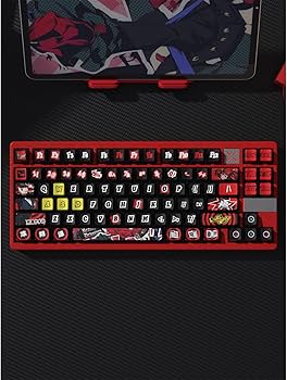 Amazon | ペルソナ5 雨宮蓮 芳澤かすみ キーキャップ グッズ PBT染め