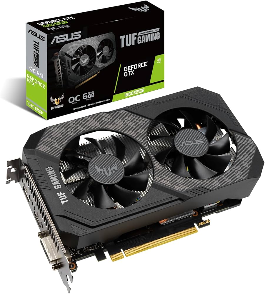 Amazon | ASUSTek NVIDIA GeForce GTX 1660 SUPER 搭載 デュアルファン