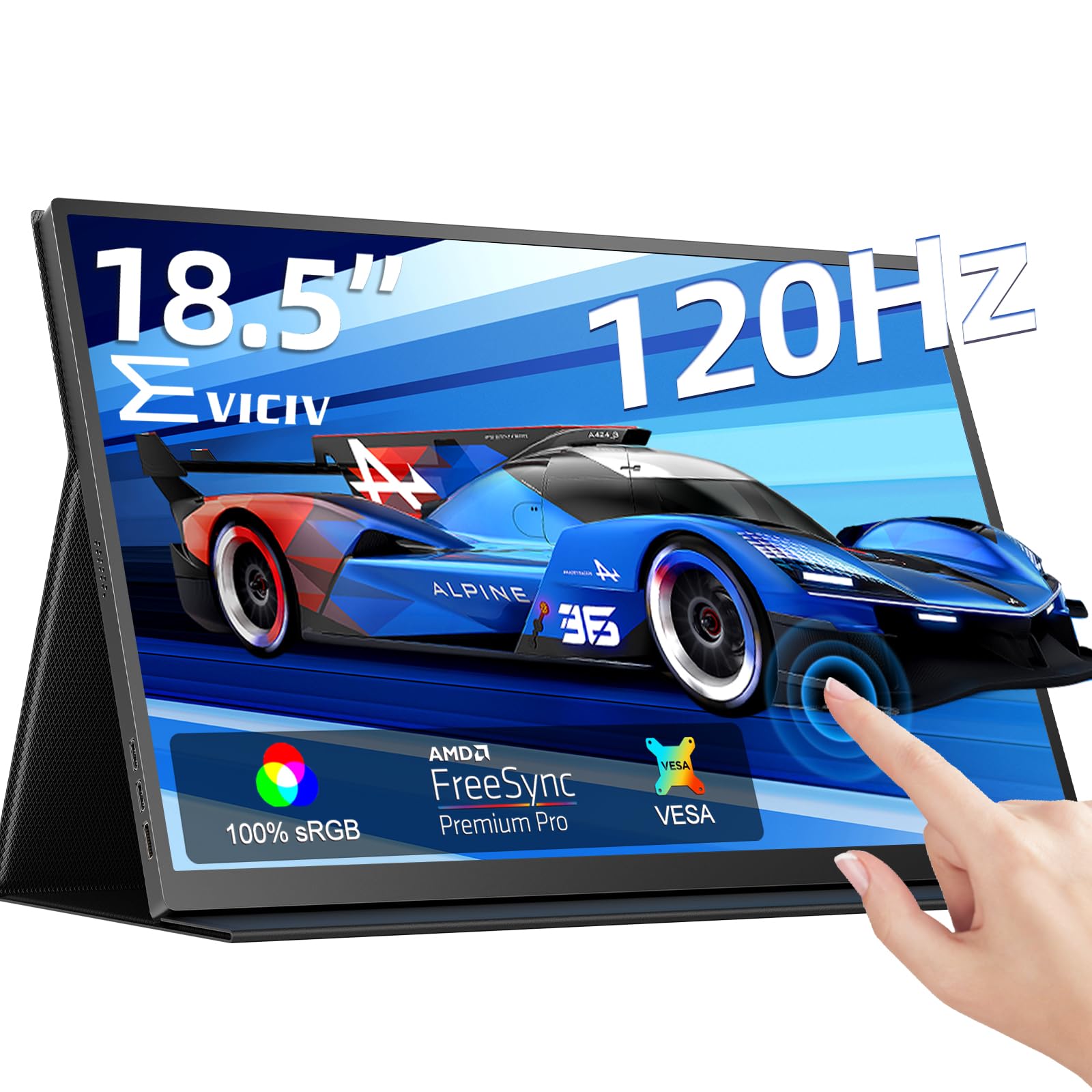 Amazon.com: EVICIV 18.5” Portable Monitor Touchscreen | 120Hz 1ms