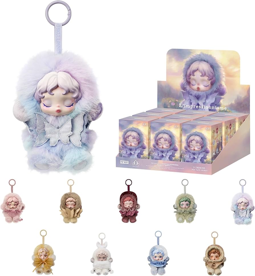 Amazon.com: POP MART SKULLPANDA L'impressionnisme Series Plush