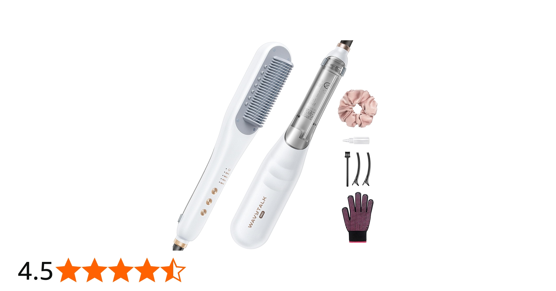 Amazon.co.jp: Wavytalk スチームストレートブラシ｜スチームで