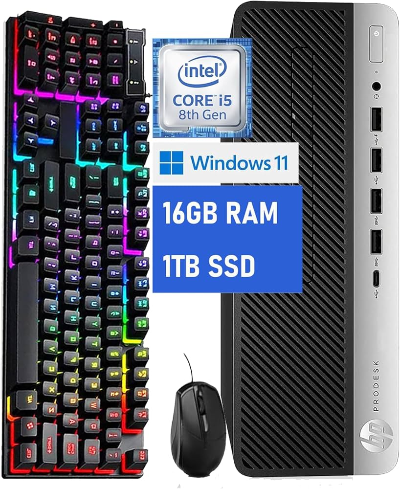 Amazon.com: HP ProDesk 600 G4 SFF Home and Business Desktop Black