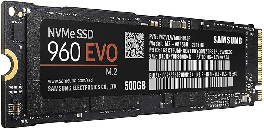 Amazon.com: Samsung 960 EVO 500GB Solid State Drive (MZ-V6E500BW
