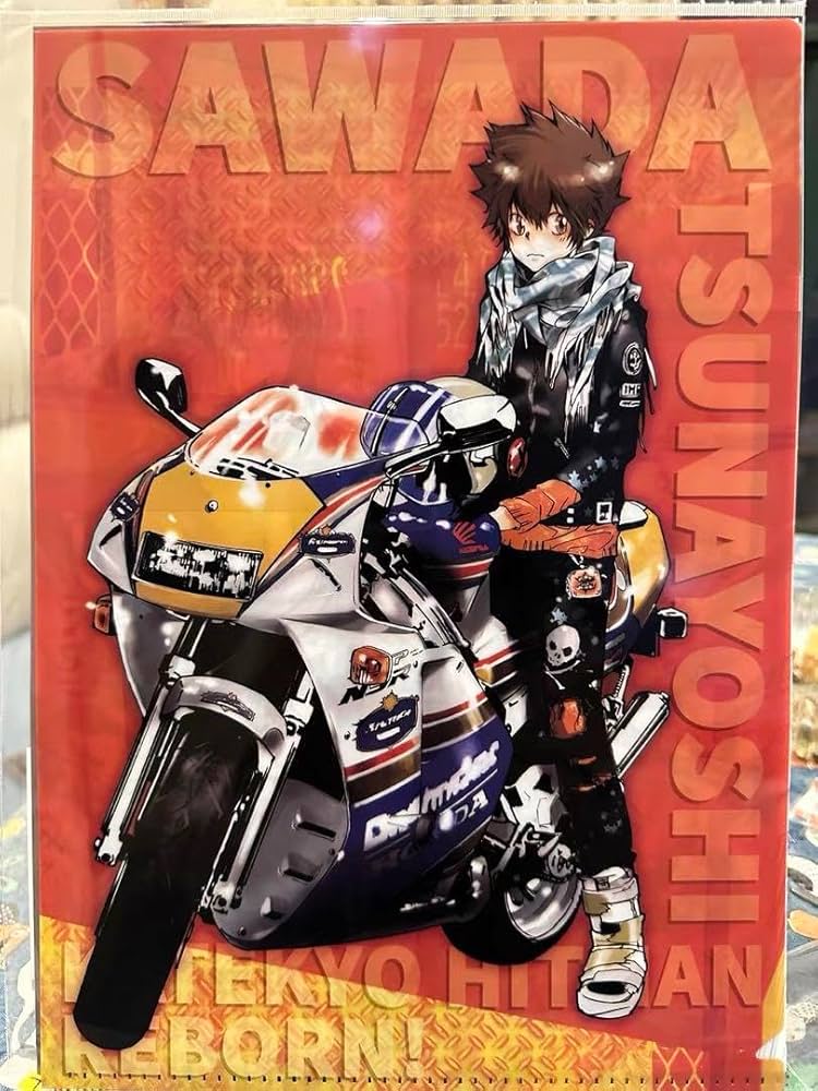 Amazon.co.jp: 家庭教師ヒットマンreborn クリアファイル2点 沢田綱吉