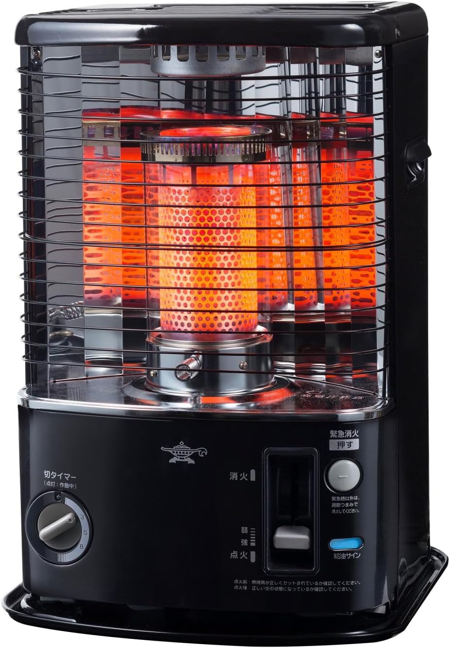 Aladdin AKP-S248 ストーブ 反射式ストーブ ブラック 灯油ストーブ:AKP