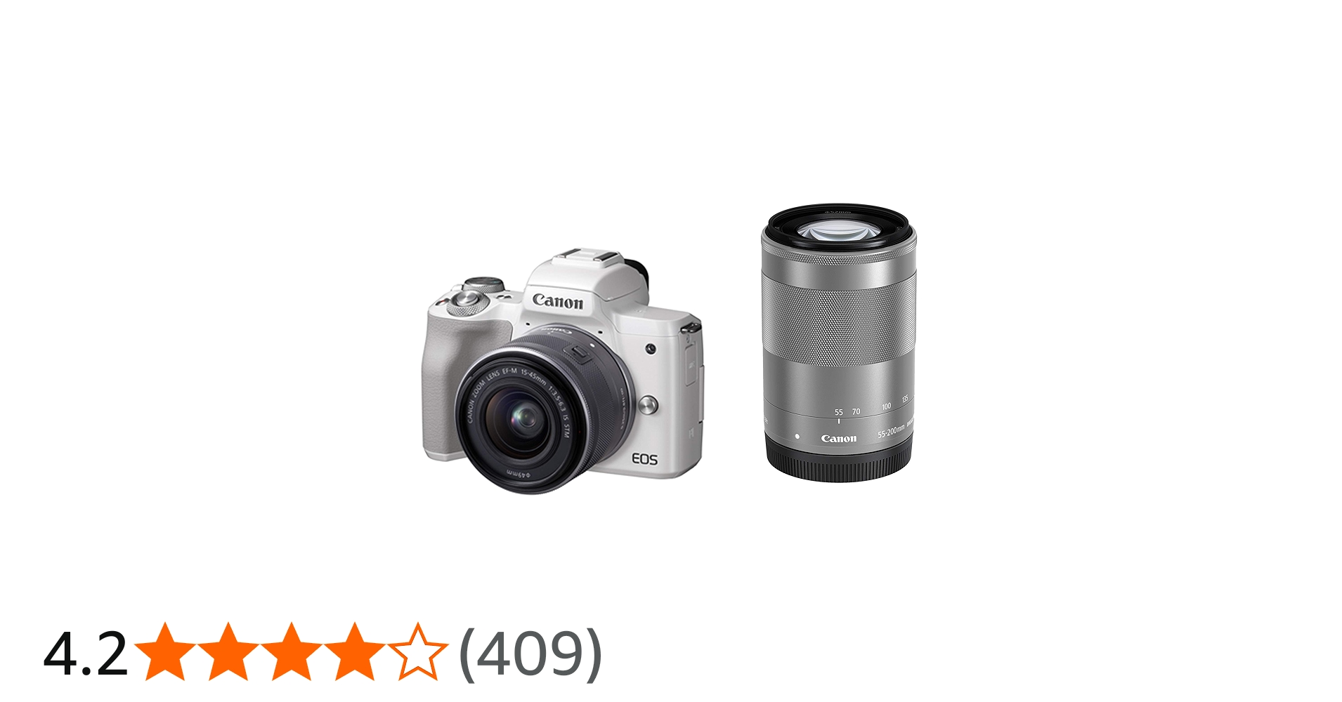 Amazon | Canon ミラーレス一眼カメラ EOS Kiss M ダブルズームキット