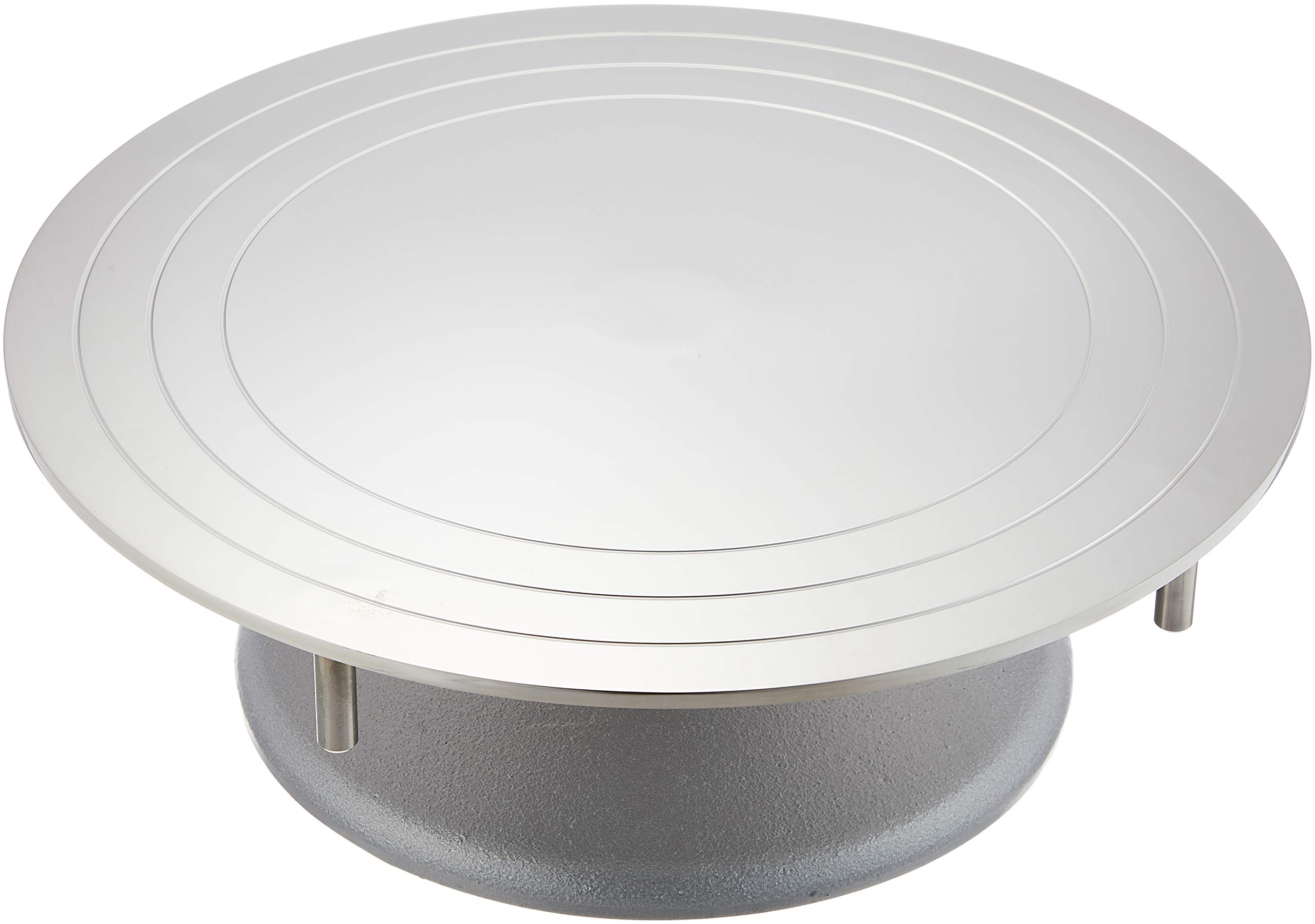 Amazon｜遠藤商事 業務用 デコ回転台 27cm 本体18-8ステンレス 土台