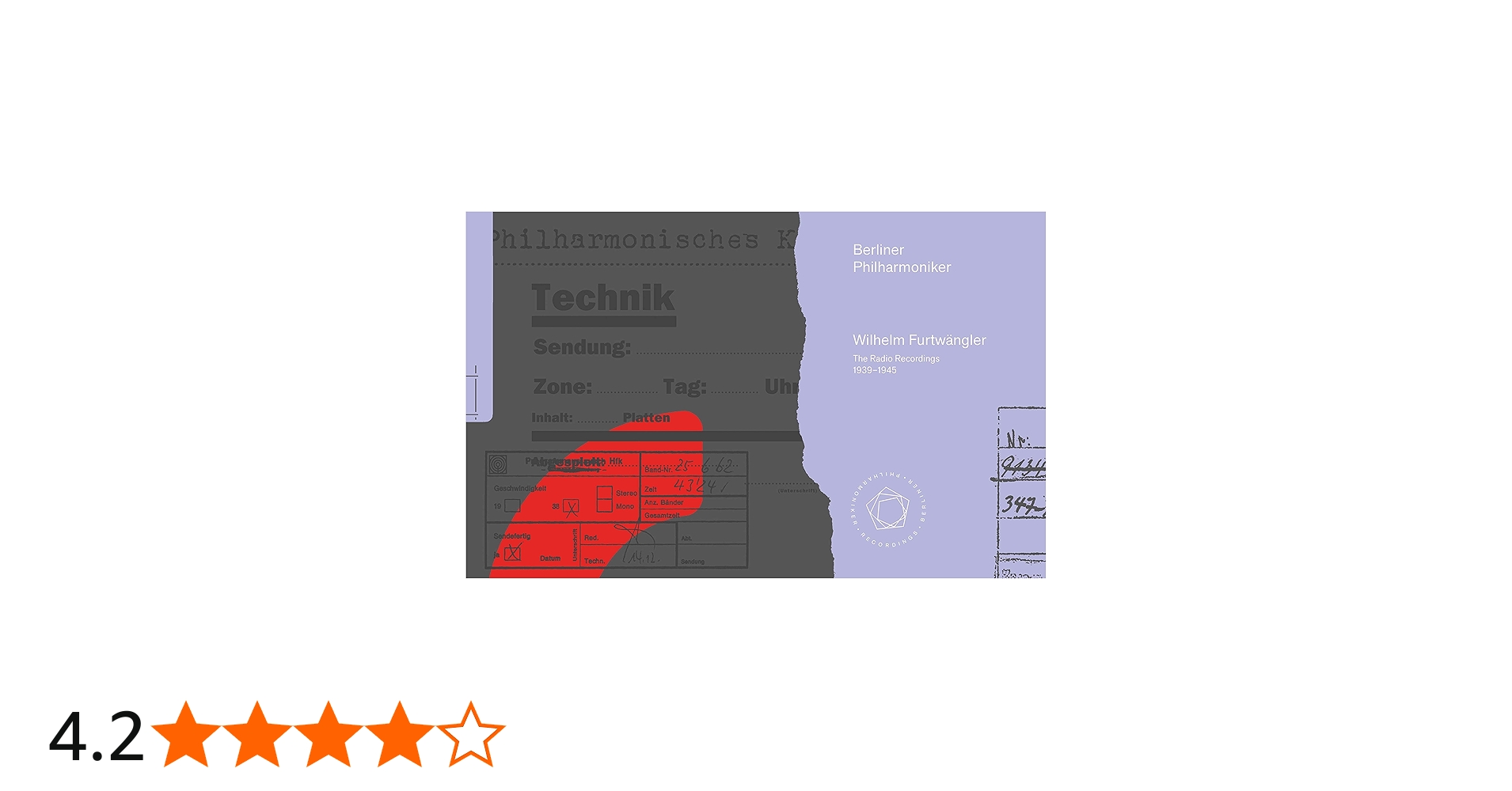 Amazon.co.jp: フルトヴェングラー 帝国放送局 (RRG) アーカイヴ 1939