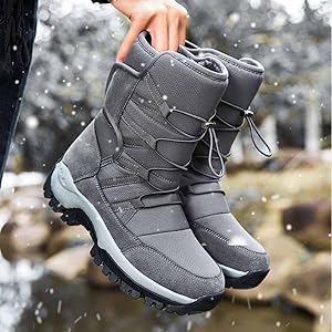 Amazon | [GN2AAIL] スノーブーツ メンズ 男性用 防寒シューズ 防水 超