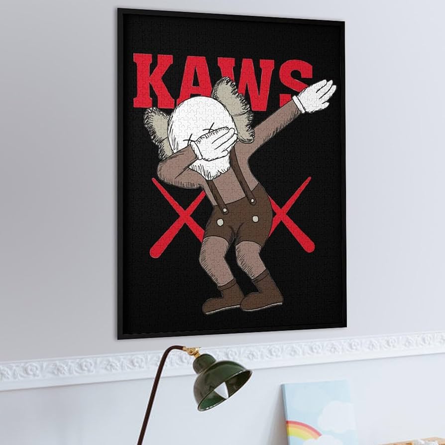 Amazon.co.jp: ジグソーパズル Kaws カウズ Puzzle 知育玩具 カチっと