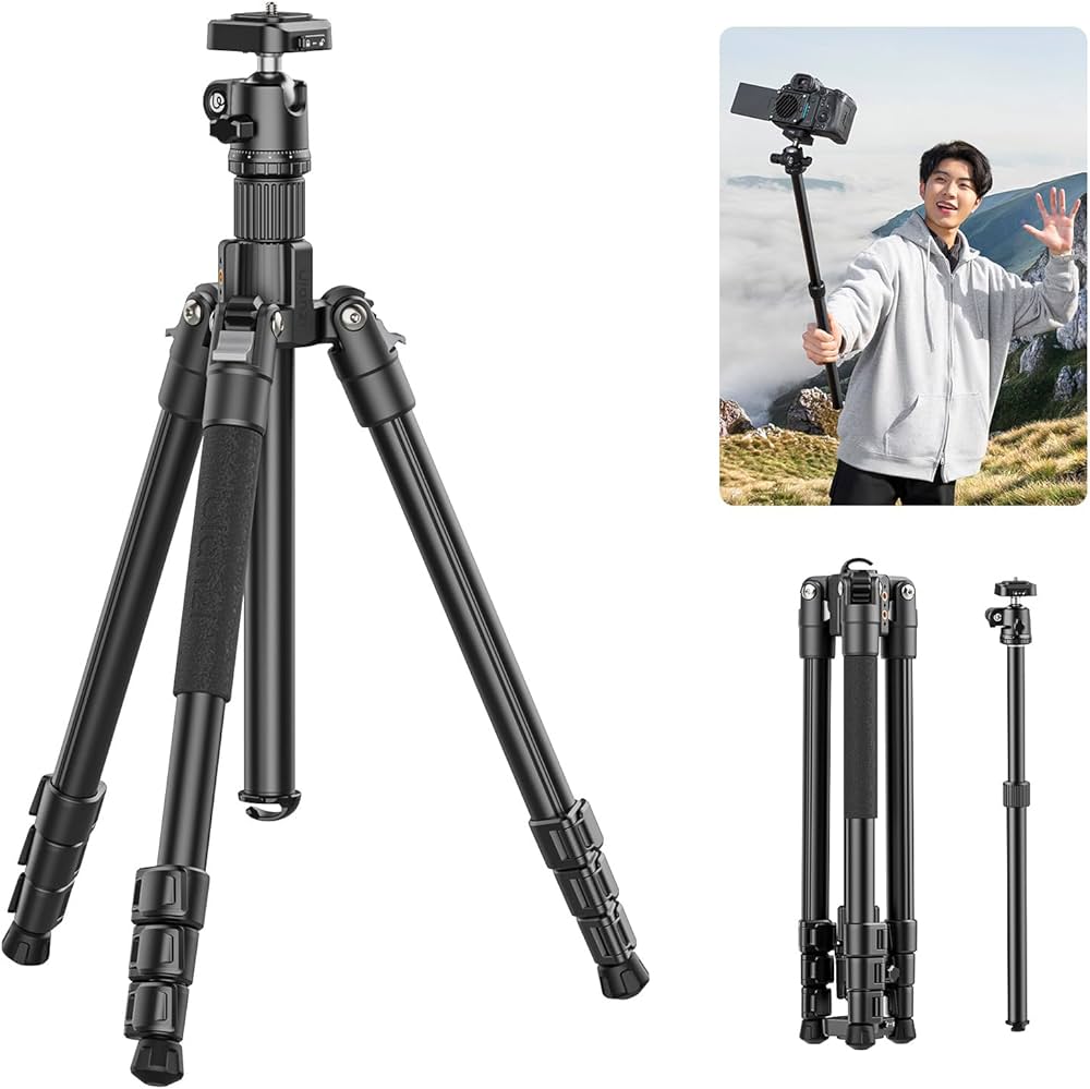 Amazon | Ulanzi TT53 三脚 カメラ三脚 トラベル三脚 最大長180cm Uka