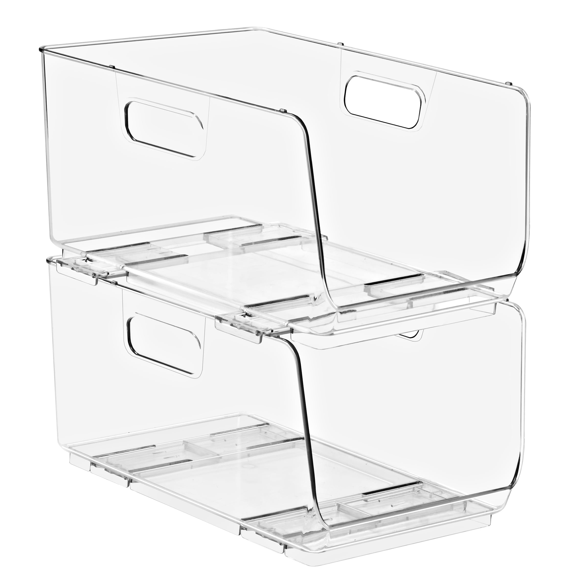 Amazon.com: Sorbus Stackable Storage Bins Open Front - Clear