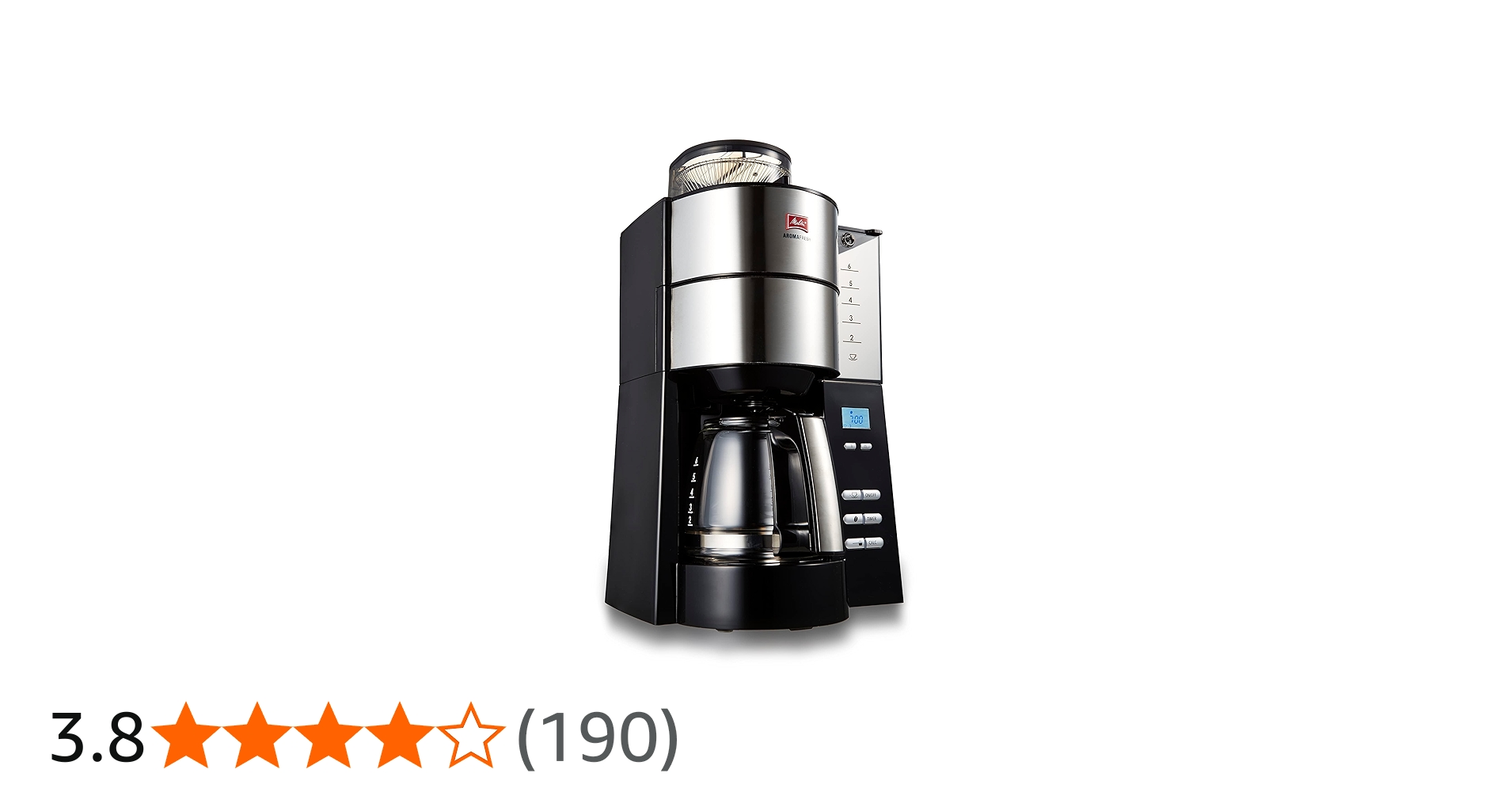 Melitta Aroma Fresh コーヒーメーカー メリタ 全自動 ミル付 楽天市場