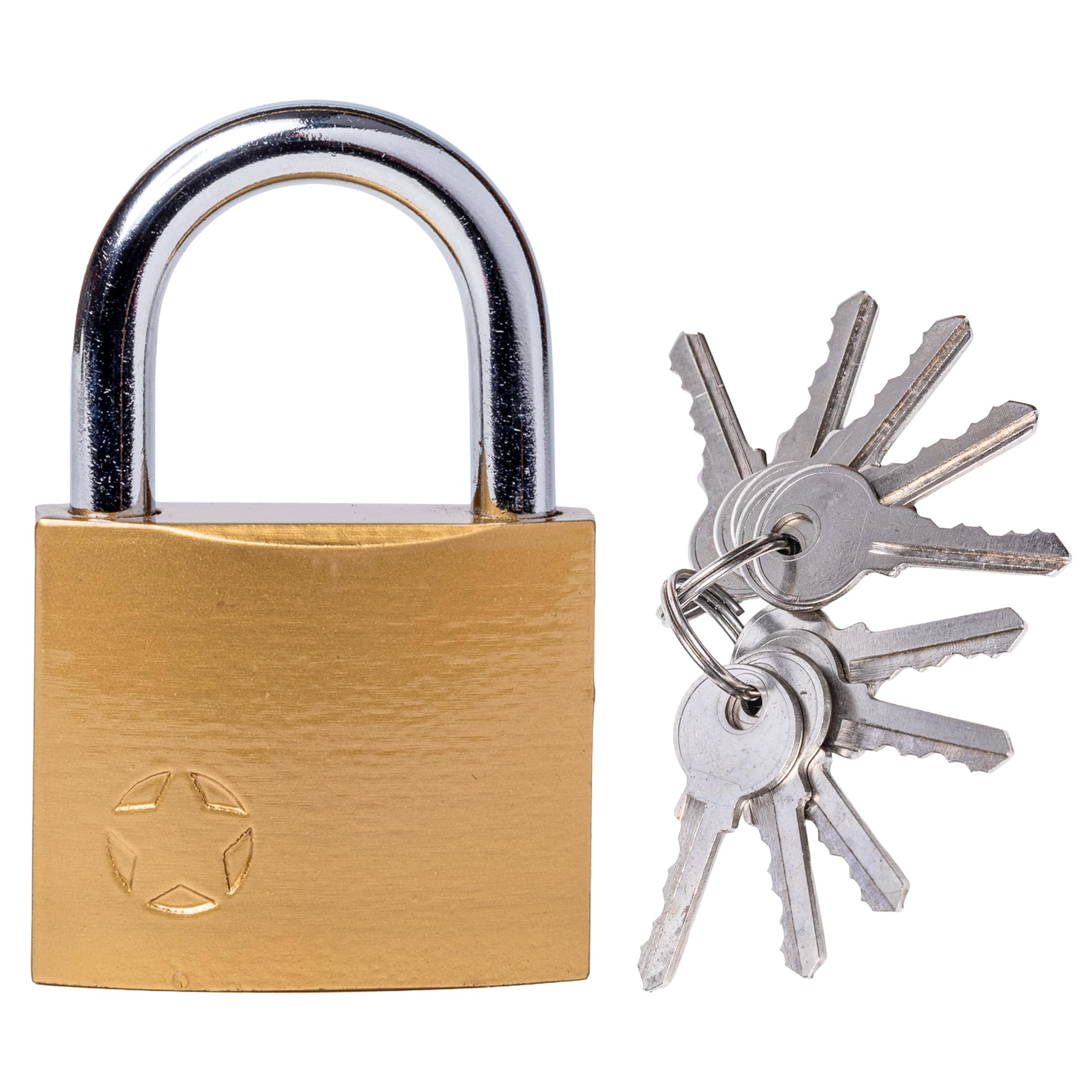 Amazon.co.jp: 鍵付き南京錠 2インチ 大型 高耐久 パッドロック マッチ