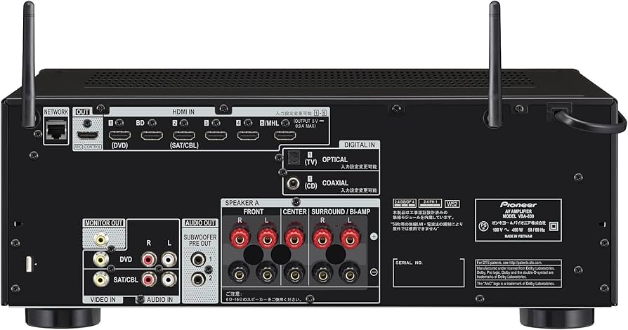 Amazon.co.jp: パイオニア AVアンプ 5.2ch Wi-Fi/Bluetooth/4K