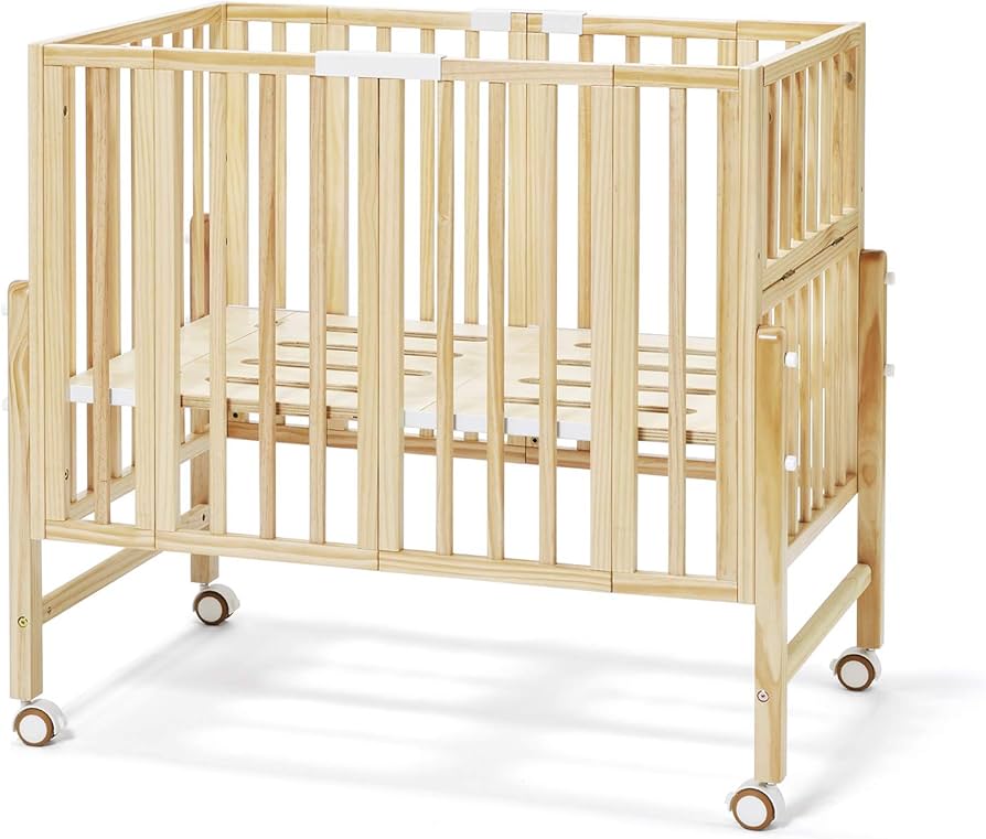 Amazon.co.jp: yamatoya パタンII折りたたみミニベビーベッドNA