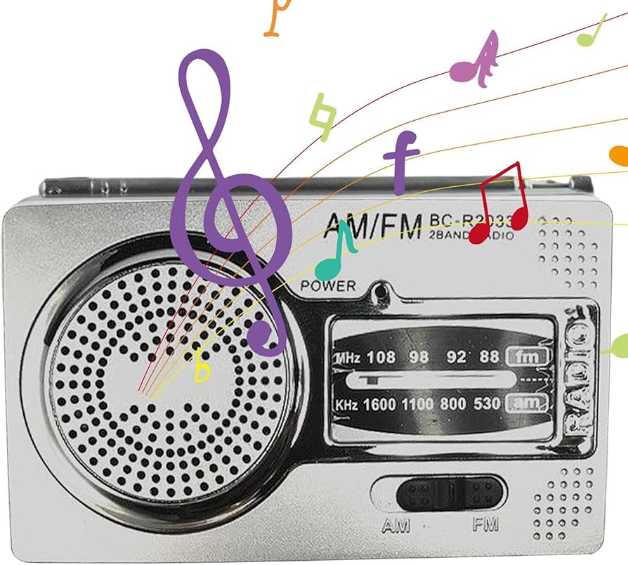 Amazon.co.jp: 携帯ラジオ AM FM, レトロラジオ ポータブルラジオ AM