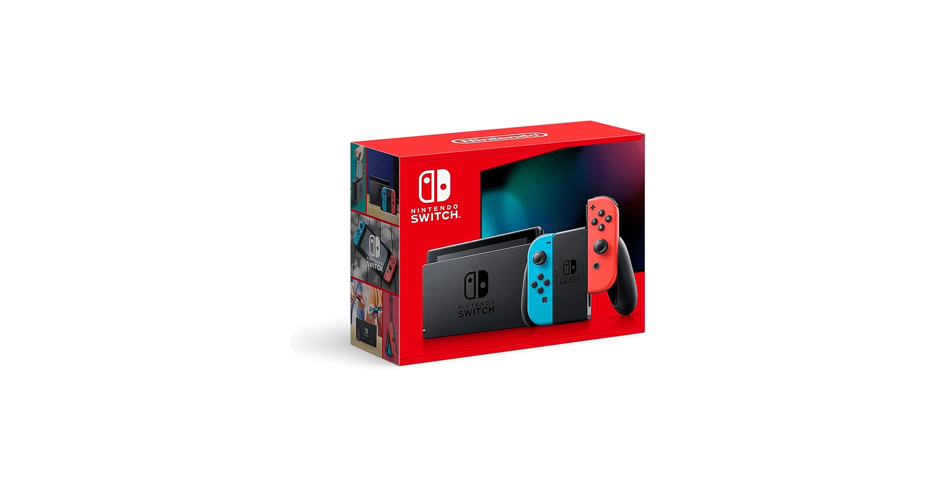 Amazon.com: Nintendo Switch with Neon Blue and Neon Red Joy-Con