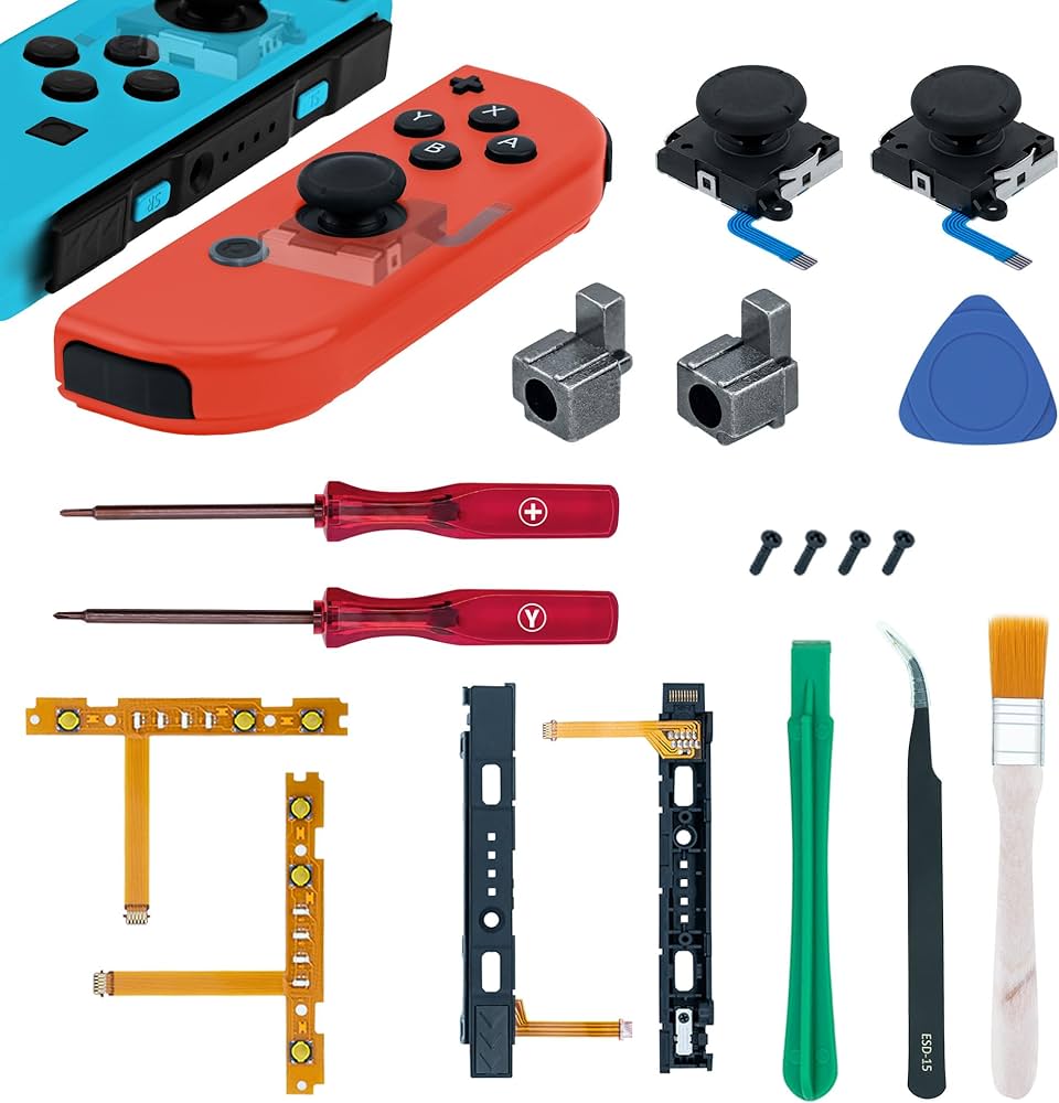 Amazon.co.jp: Mcbazel NS Switch 修理キット コントローラー部品
