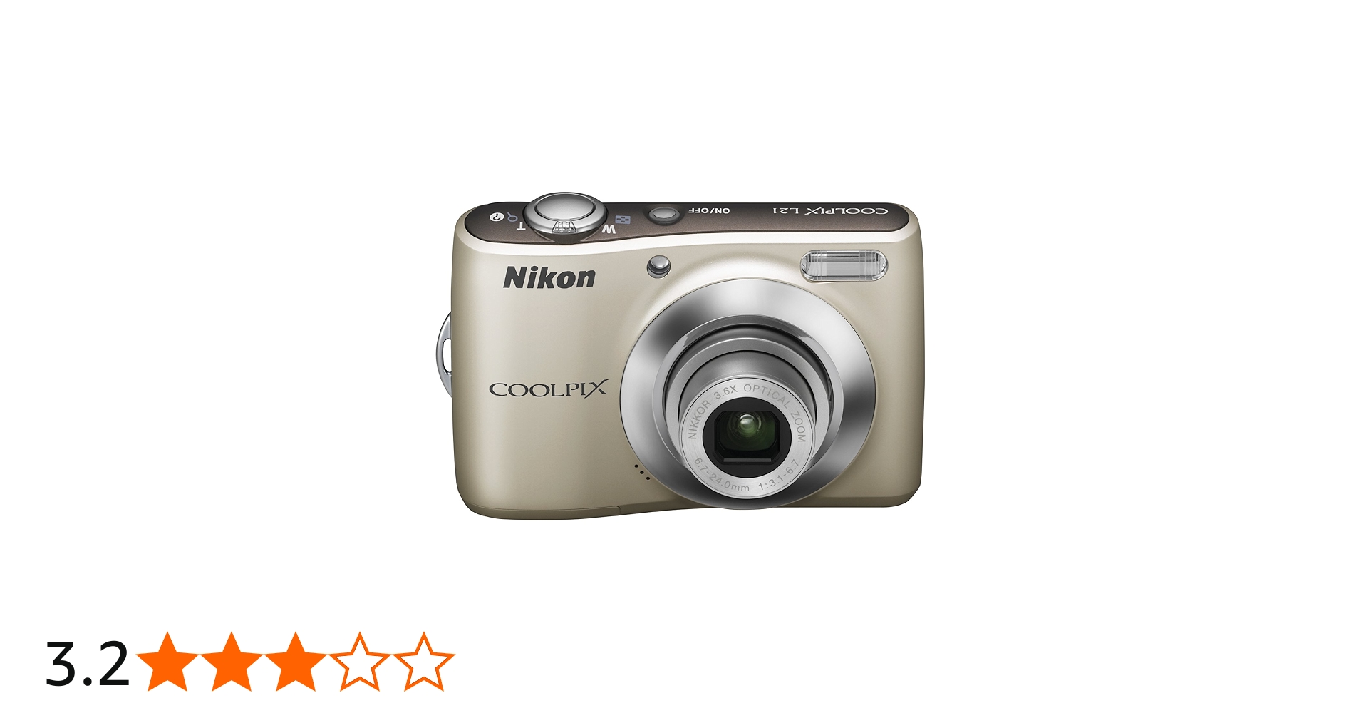 Amazon.co.jp: Nikon Coolpix L21 Digital Camera, Silver : Electronics