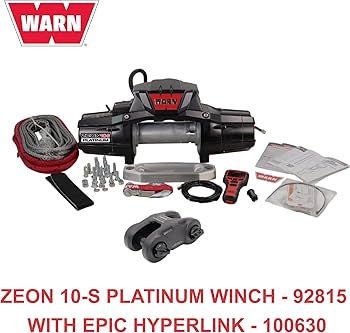 Amazon.com: Warn Zeon 10-S Platinum 12V Electrical Utility Winch