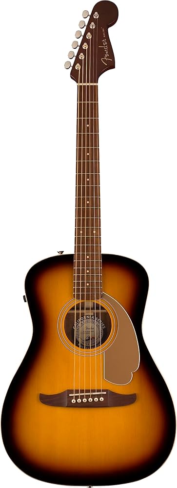 Amazon.com: Fender Malibu Player Acoustic Guitar, Sunburst
