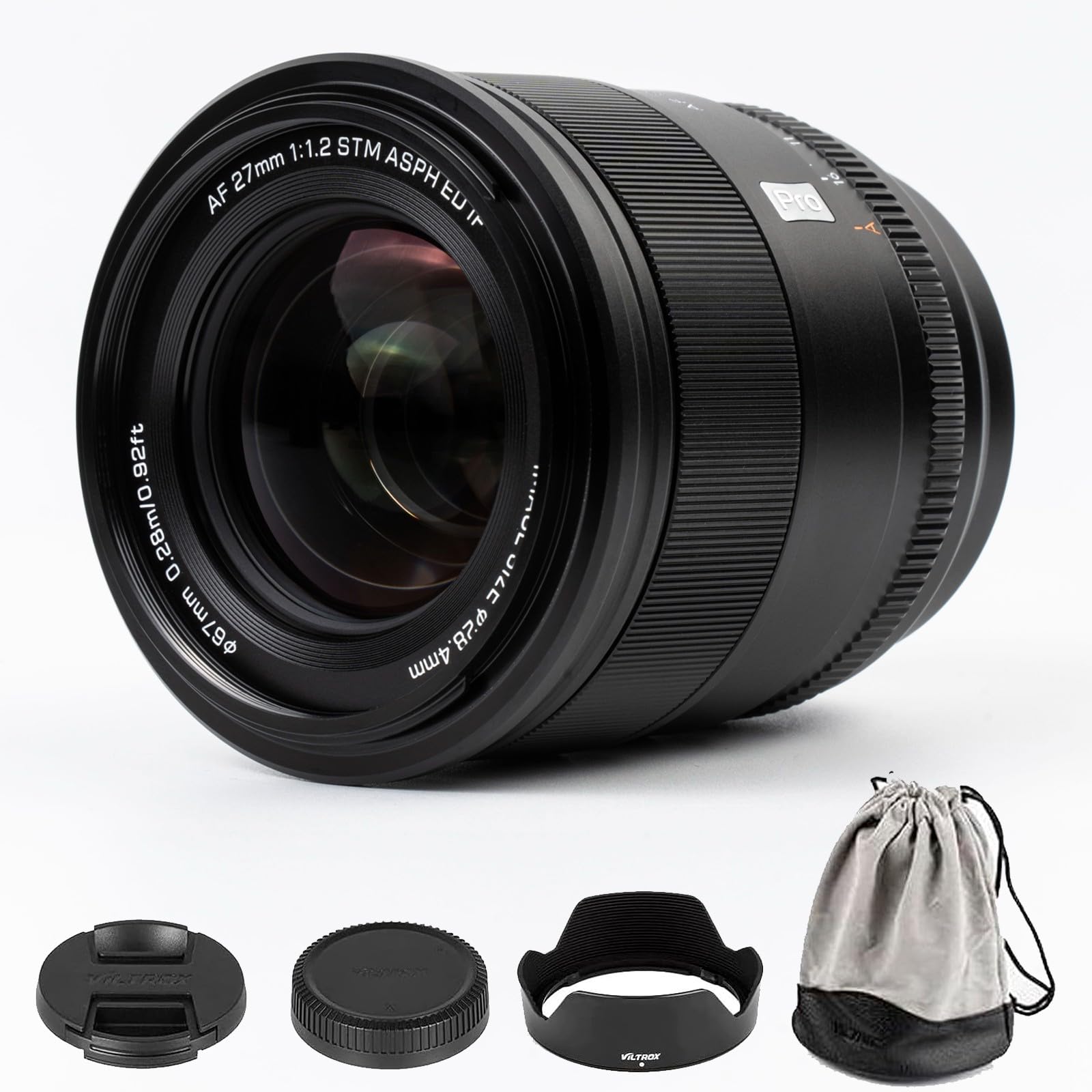 Amazon.co.jp: VILTROX 27mm F1.2 Pro Zマウント APS-C 大口径オート