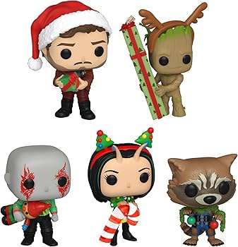 Funko Pop! Marvel Holiday: Guardians of The Galaxy 5 Pack, Amazon