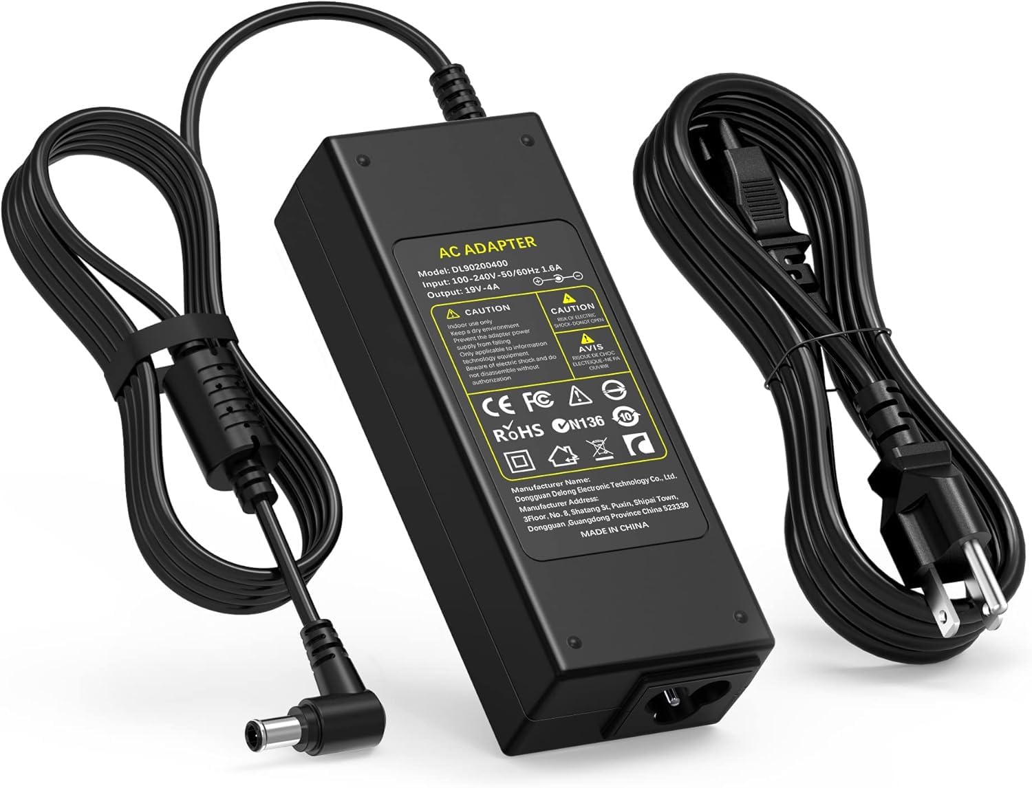 Amazon.com: 19V Power Cord for LG Monitor 24 27 29 32 34 Inch IPS