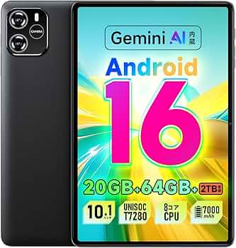 Amazon.co.jp: タブレット 大画面 10.1インチ 【Android 16 世界最新OS