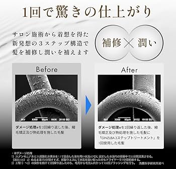 Amazon | GINZUBA3ステップトリートメント | GINZUBA | ヘア