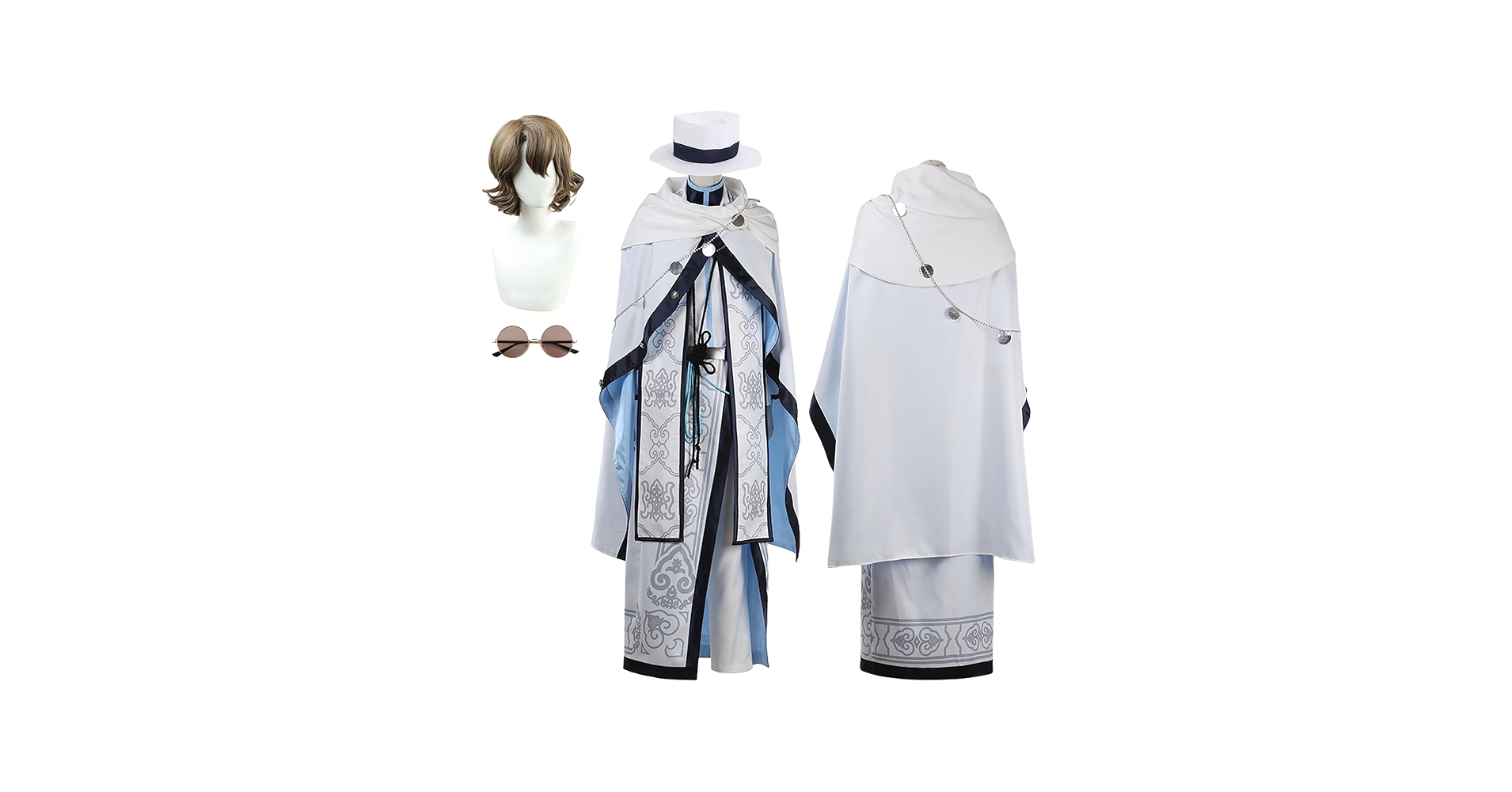 Amazon.co.jp: ファウスト コスプレ衣装 まほやく1周年 正装 白スーツ