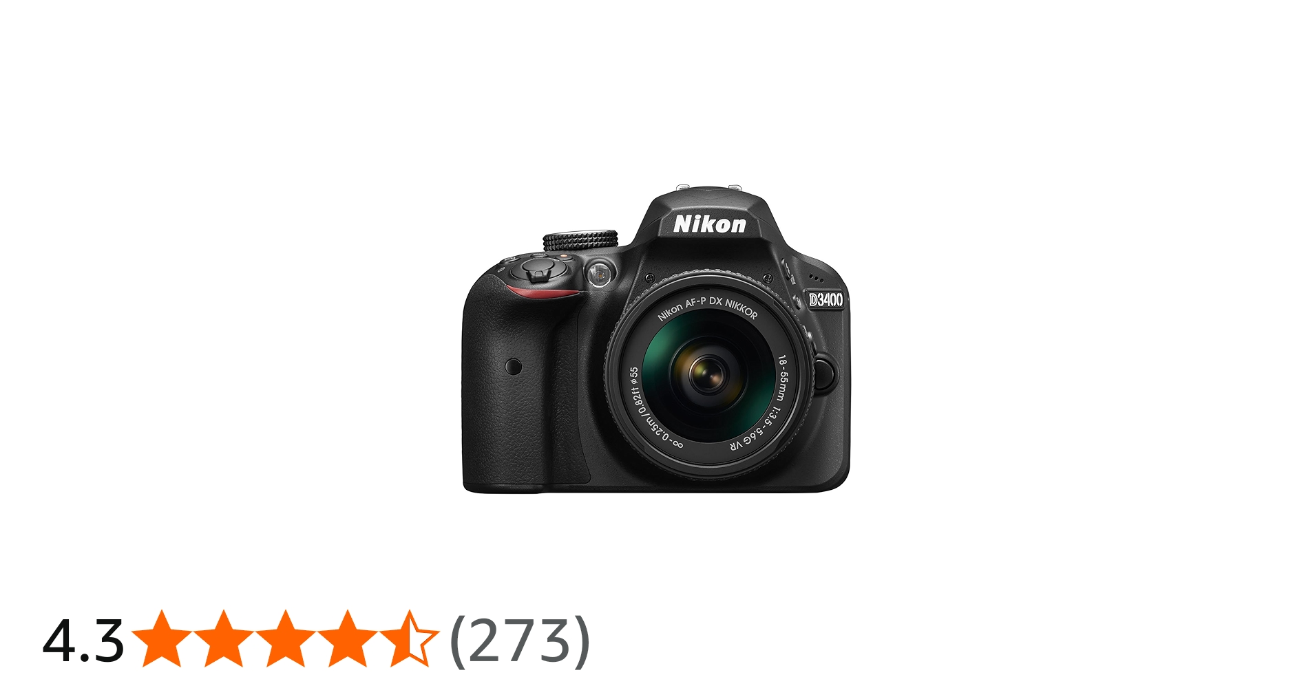 Amazon | Nikon デジタル一眼レフカメラ D3400 AF-P 18-55 VR レンズ