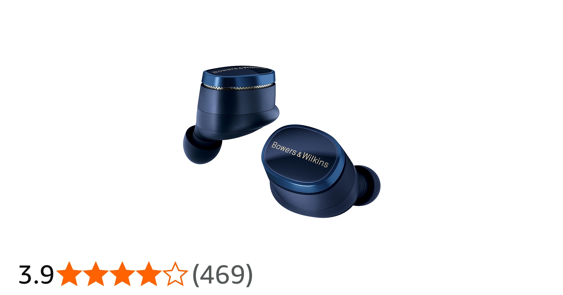 Bowers & Wilkins Pi8 Wireless Bluetooth Earbuds (Midnight Blue