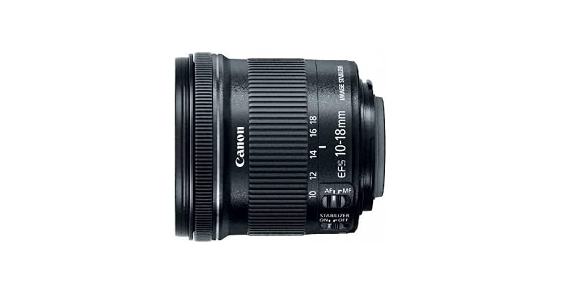 Amazon.com : Canon EF-S 10-18mm f/4.5-5.6 is STM Lens, Lens Only