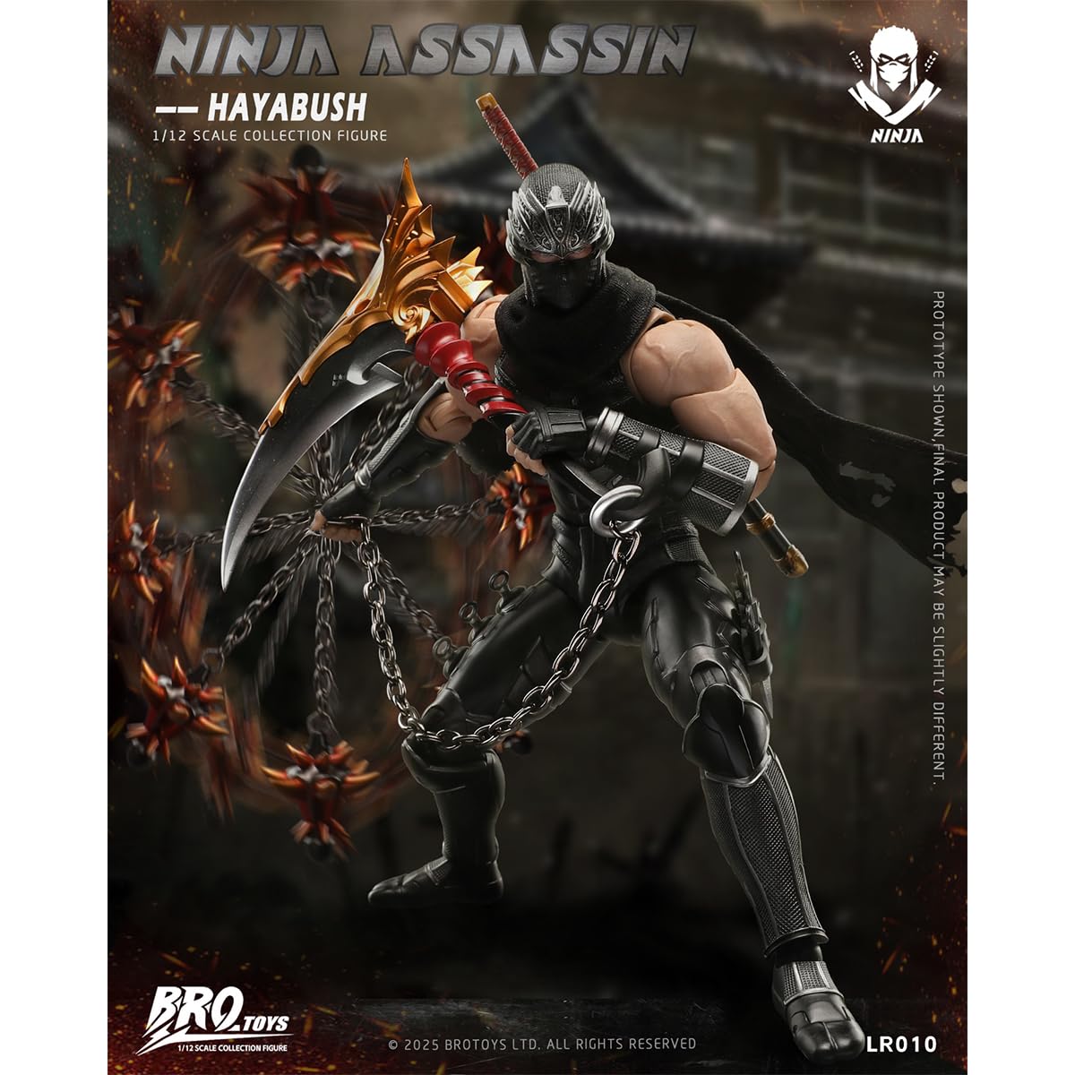 Amazon.co.jp: HiPlay BROTOYS 1/12 忍者アサシン 1/12 可動フィギュア