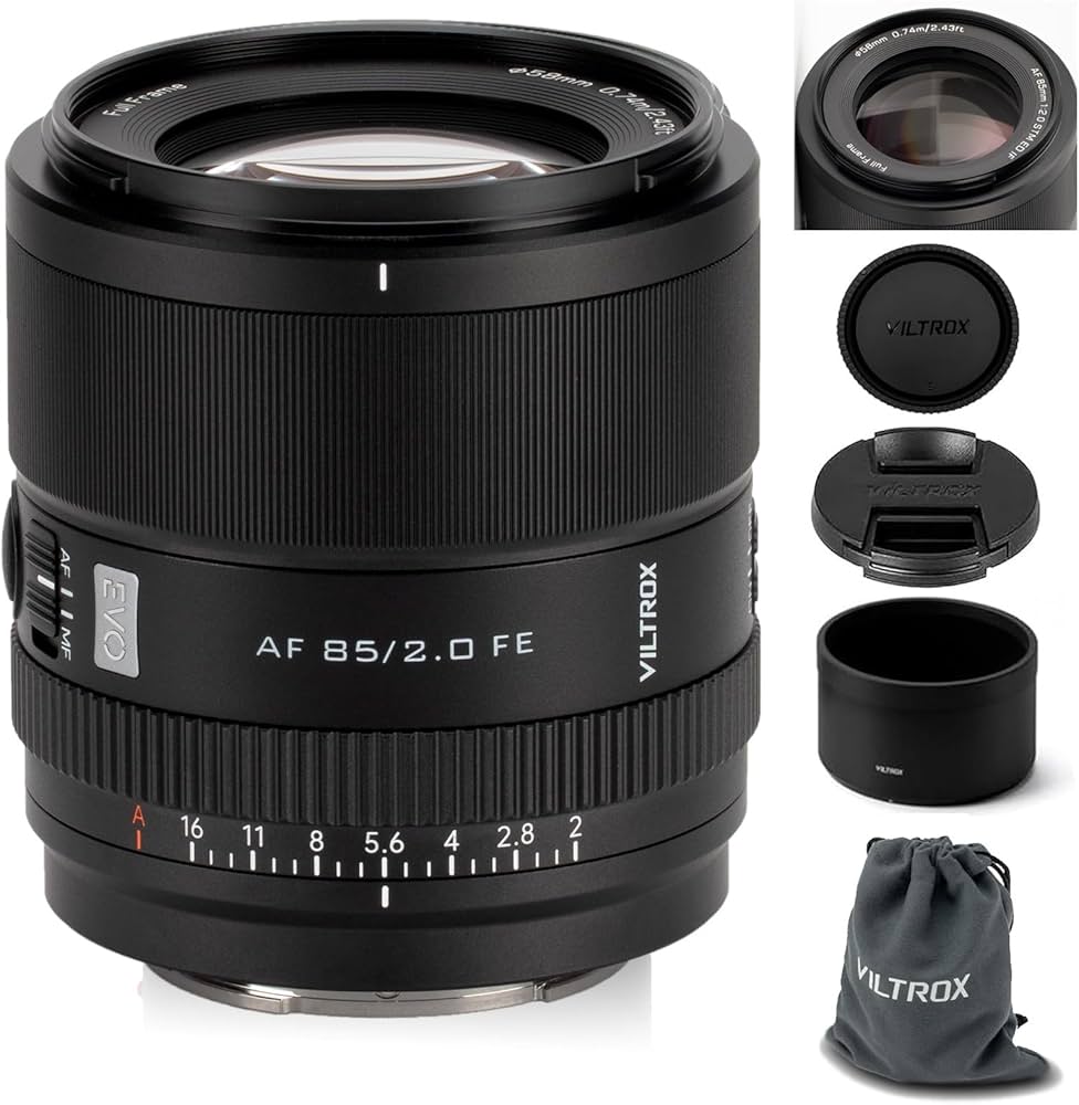 Amazon | VILTROX 85mm F2.0 EVO FE フルフレームレンズ Sony E用