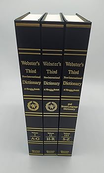Webster's Third New International Dictionary, Unabridged and Seven