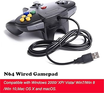 Amazon.com: KIWITATA Classic N64 USB Controller, Retro N64 Remote