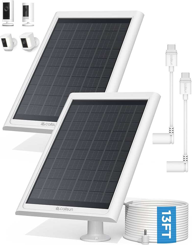 Amazon.com : Callsun Solar Panel for Ring Camera, Compatible with