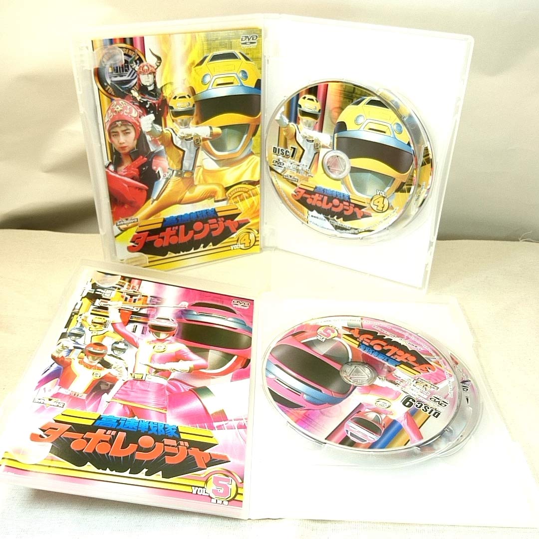 Amazon.co.jp: 高速戦隊ターボレンジャー DVD 全5巻セット 初版