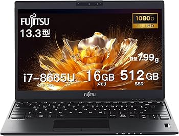 Amazon.co.jp: 富士通ノートパソコン 軽量798g lifebook U939 office