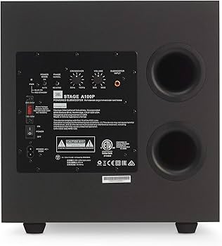 Amazon.co.jp: JBL STAGE SUB A100P アクティブサブウーファー 背面