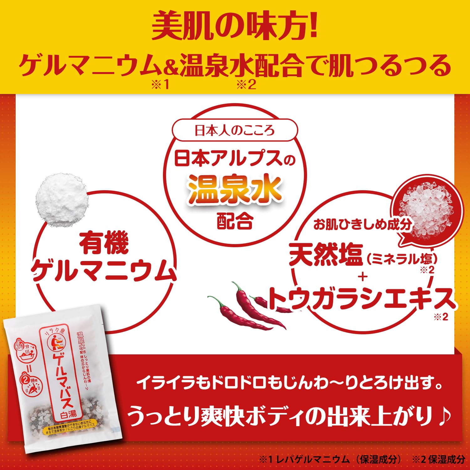 Amazon | リラク泉 ゲルマバス白湯 バケツサイズ 汗だし 発汗 スッキリ
