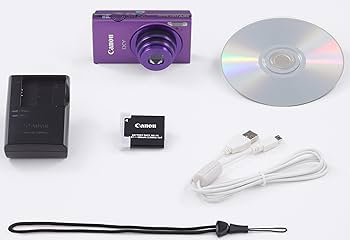 Canon Caméra Degital IXY 430F Violet, 16 millions de pixels, zoom