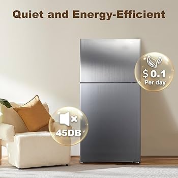 Amazon.com: 18 Cu Ft Top Freezer Refrigerator, Full Size