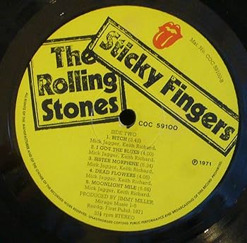 Sticky Fingers (UK 1st pressing vinyl LP in zipper sleeve