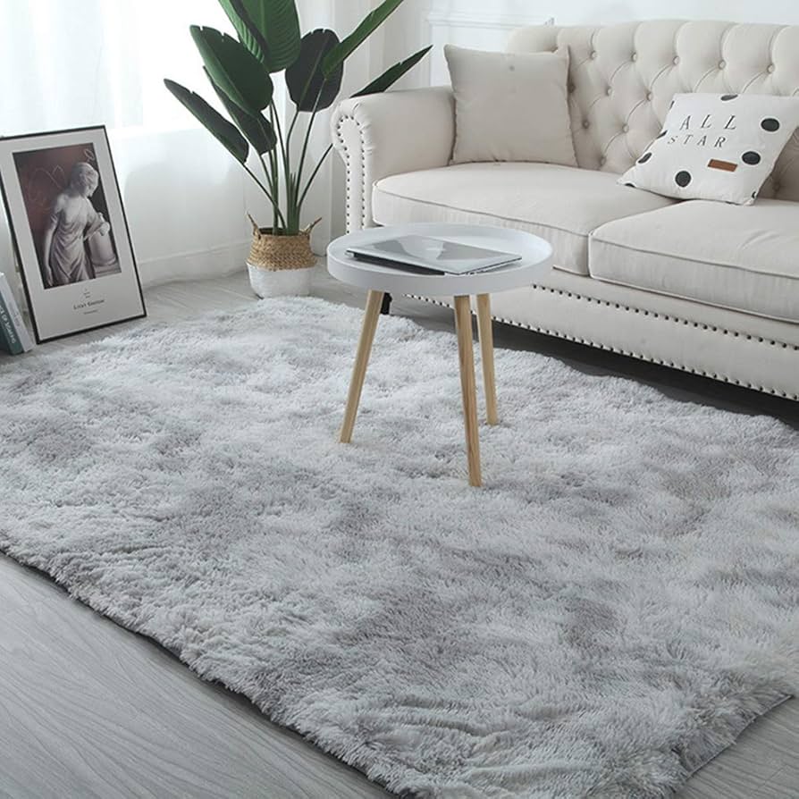 Amazon｜ラグ マット 120*160 洗える ライトグレー 夏用 ラグマット