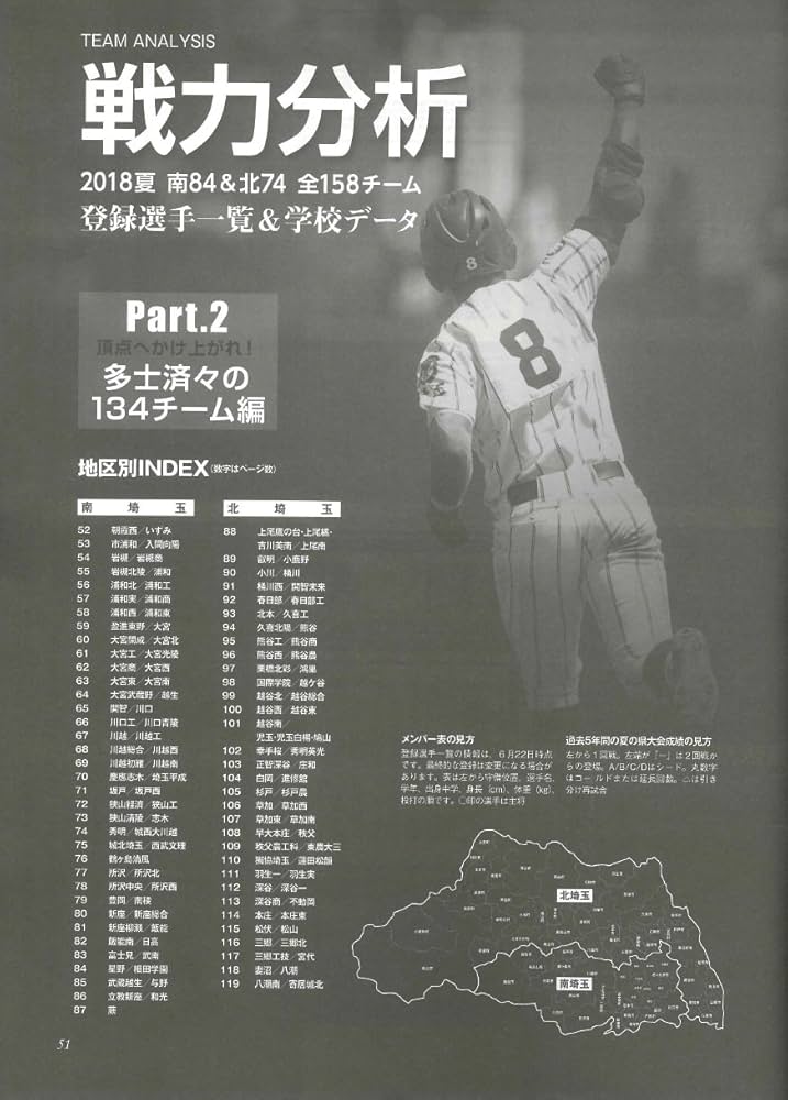 第100回全国高校野球選手権記念大会 南・北埼玉大会展望号 2018年 8/2